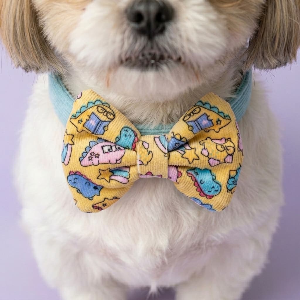 Sunny Scribbles Bow Tie